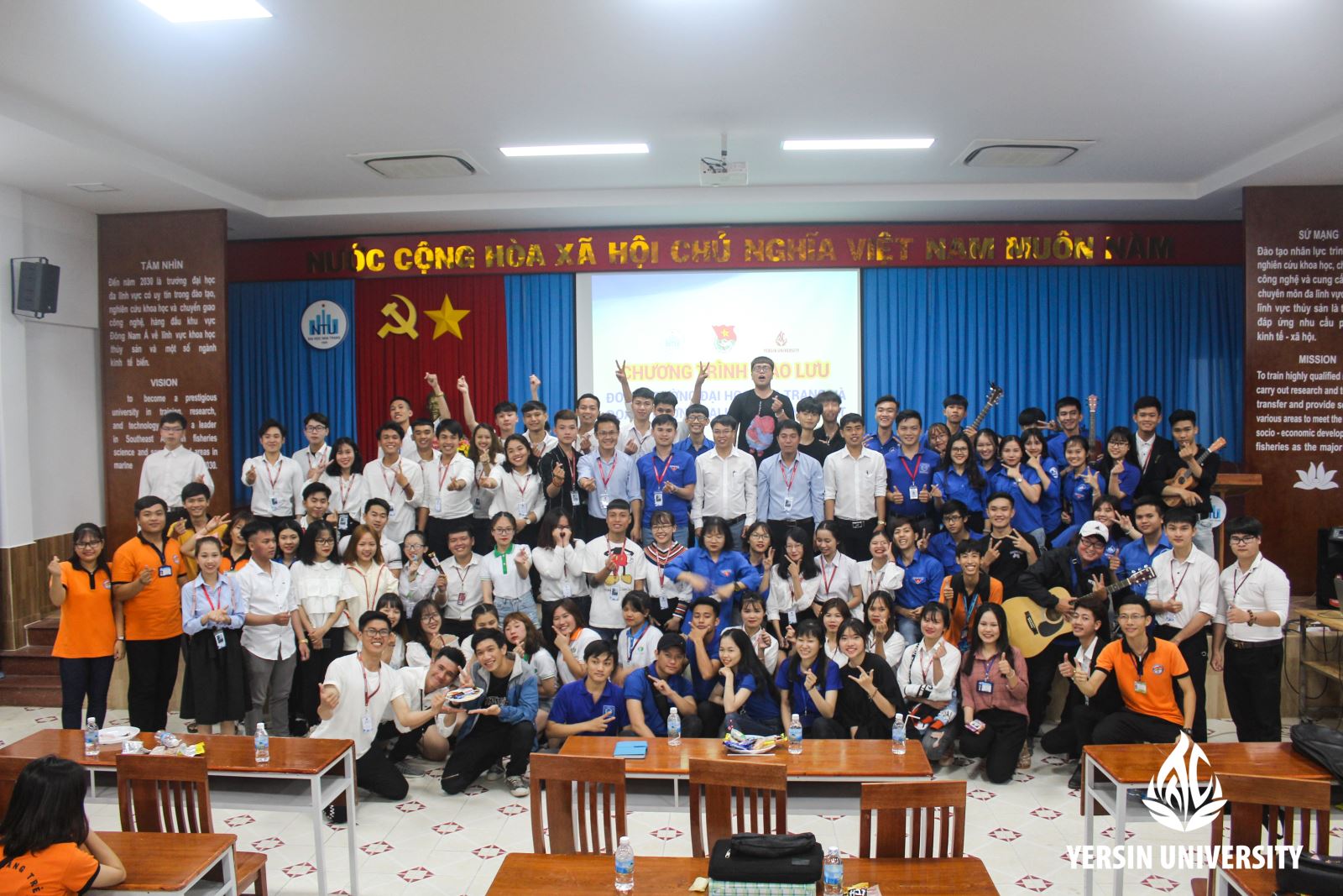 Buổi giao lưu của Đoàn Trường Đại học Yersin Đà Lạt và Đoàn Trường Đại học Nha Trang